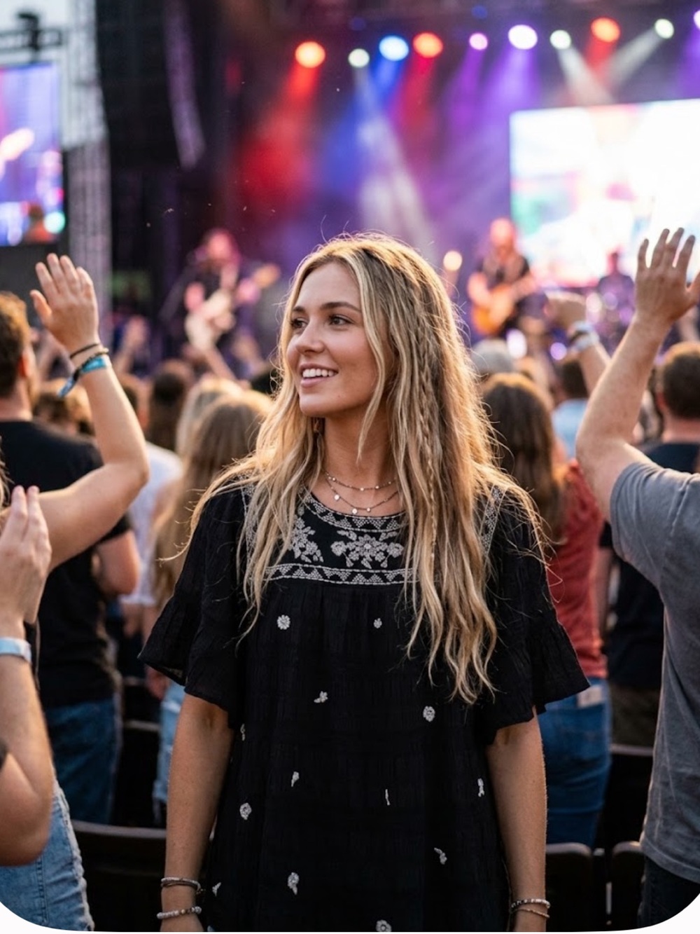 Boho black shirt